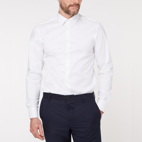 Slim Fit Business Shirt V2 // White (XS)
