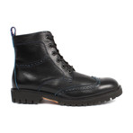 Wingtip Boots // Black Blue (US: 6)