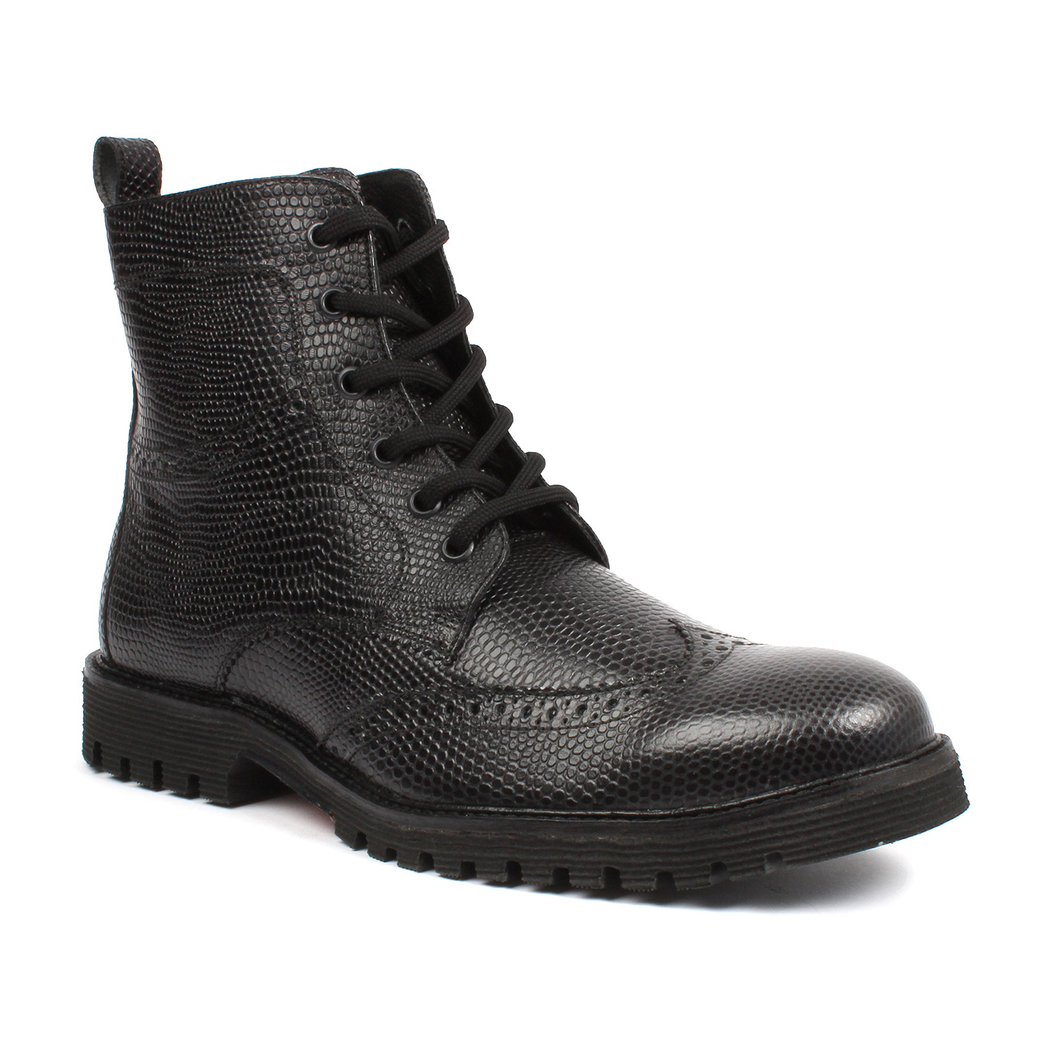 Wingtip Boots // Black + Grey (US: 8) - Sabatter - Touch of Modern