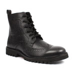 Wingtip Boots // Black + Grey (US: 6)