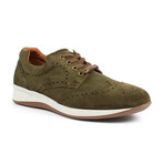 Franchesco Wingtip Casual Sneakers // Army Green (US: 6)