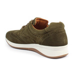 Franchesco Wingtip Casual Sneakers // Army Green (US: 10)