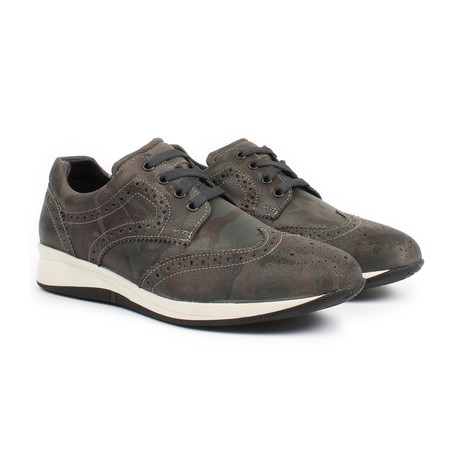 Franchesco Wingtip Casual Sneakers // Camouflage (US: 8)