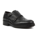 Monkstrap Brogue Shoes // Black (US: 12)