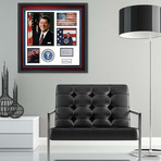 Framed Autographed Signature Collage // Ronald Reagan