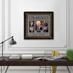 Framed Autographed Collage // Bill Clinton