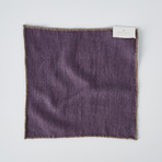 Pocket Square // Purple + Brown