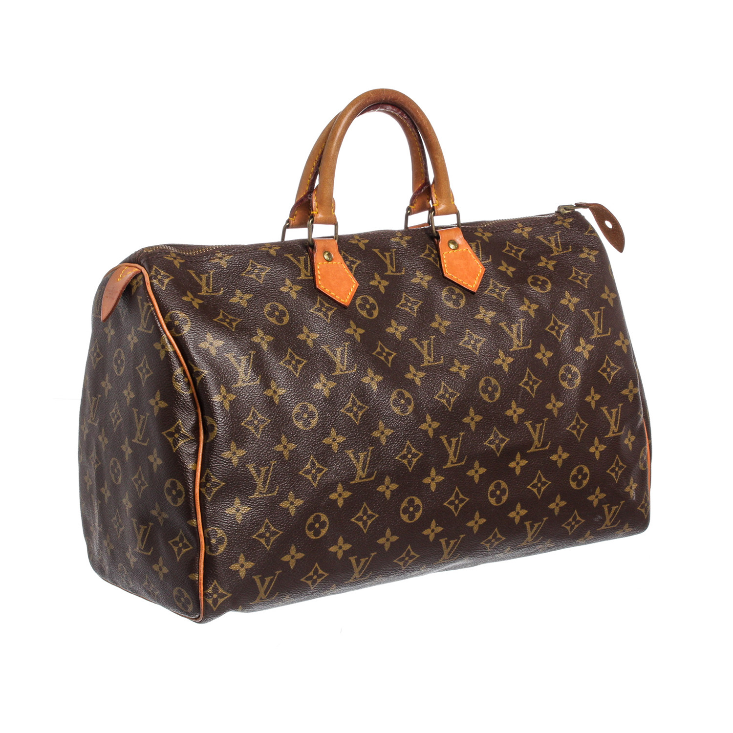 Louis Vuitton // Monogram Canvas Leather Speedy 40 cm Bag // 841SA // Pre-Owned - Pre-Owned ...