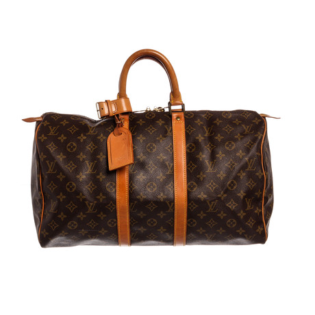Louis Vuitton // Monogram Canvas Leather Keepall 45 cm Duffle Bag Luggage // VI8902 // Pre-Owned