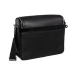 Louis Vuitton // Black Leather Taimyr Messenger Bag // SP1022 // Pre-Owned