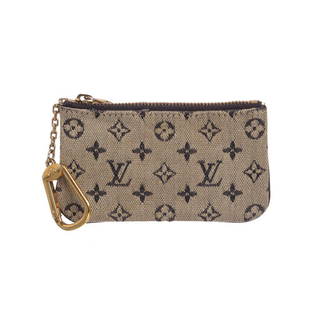 Louis Vuitton Light Green and Olive Mini Lin Monogram Canvas Long