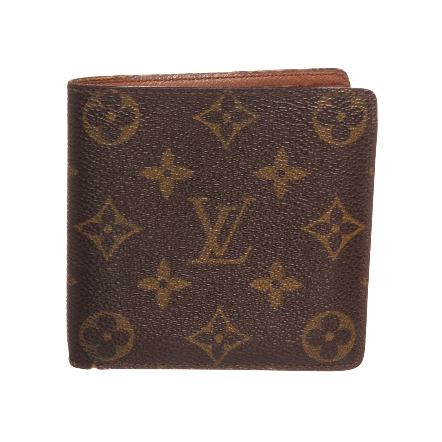 Louis Vuitton Monogram Canvas Leather LV Marco Bifold Wallet LV-0813N-0004