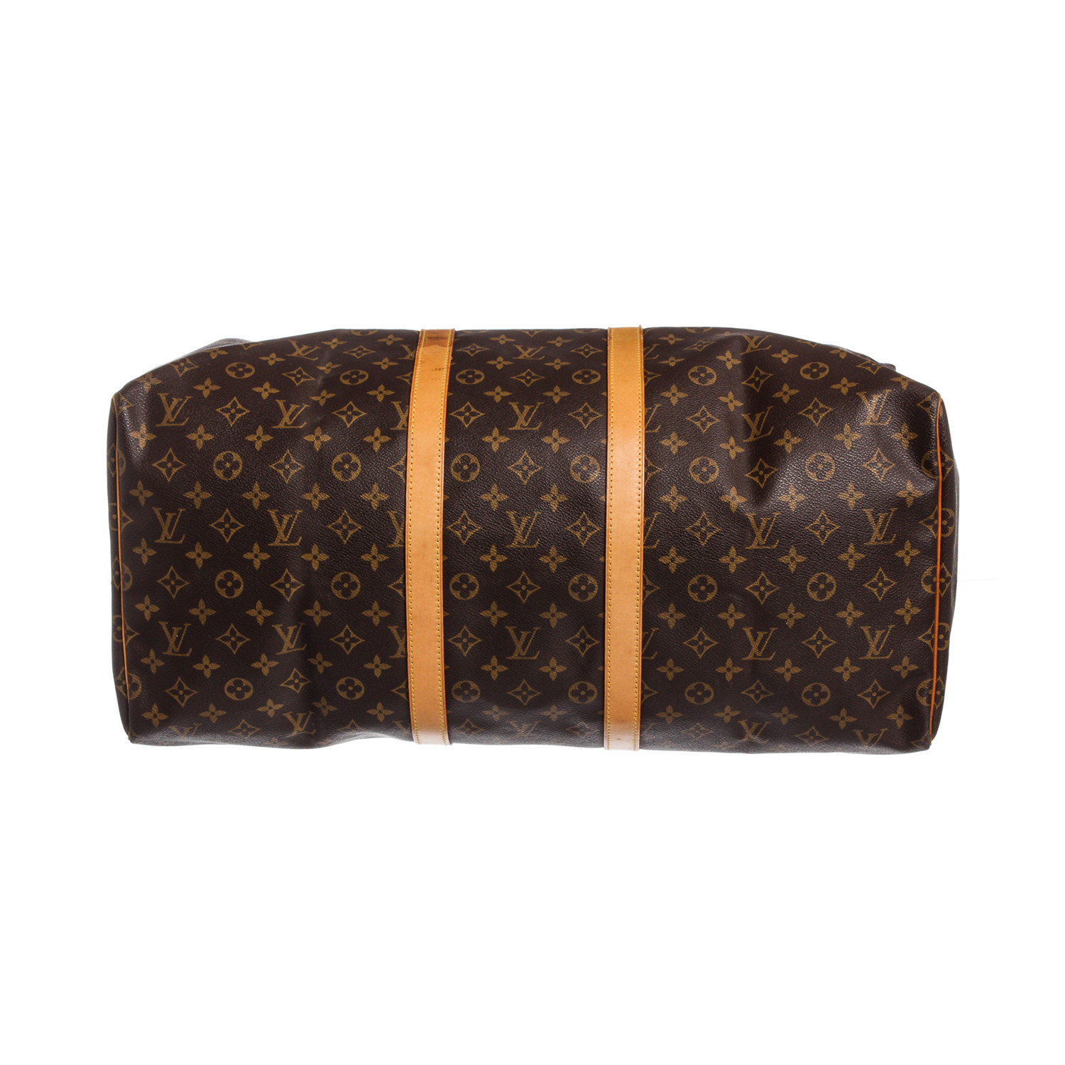 Louis Vuitton // Monogram Canvas Leather Keepall 55 cm Duffle Bag Luggage // SP1926 // Pre-Owned ...