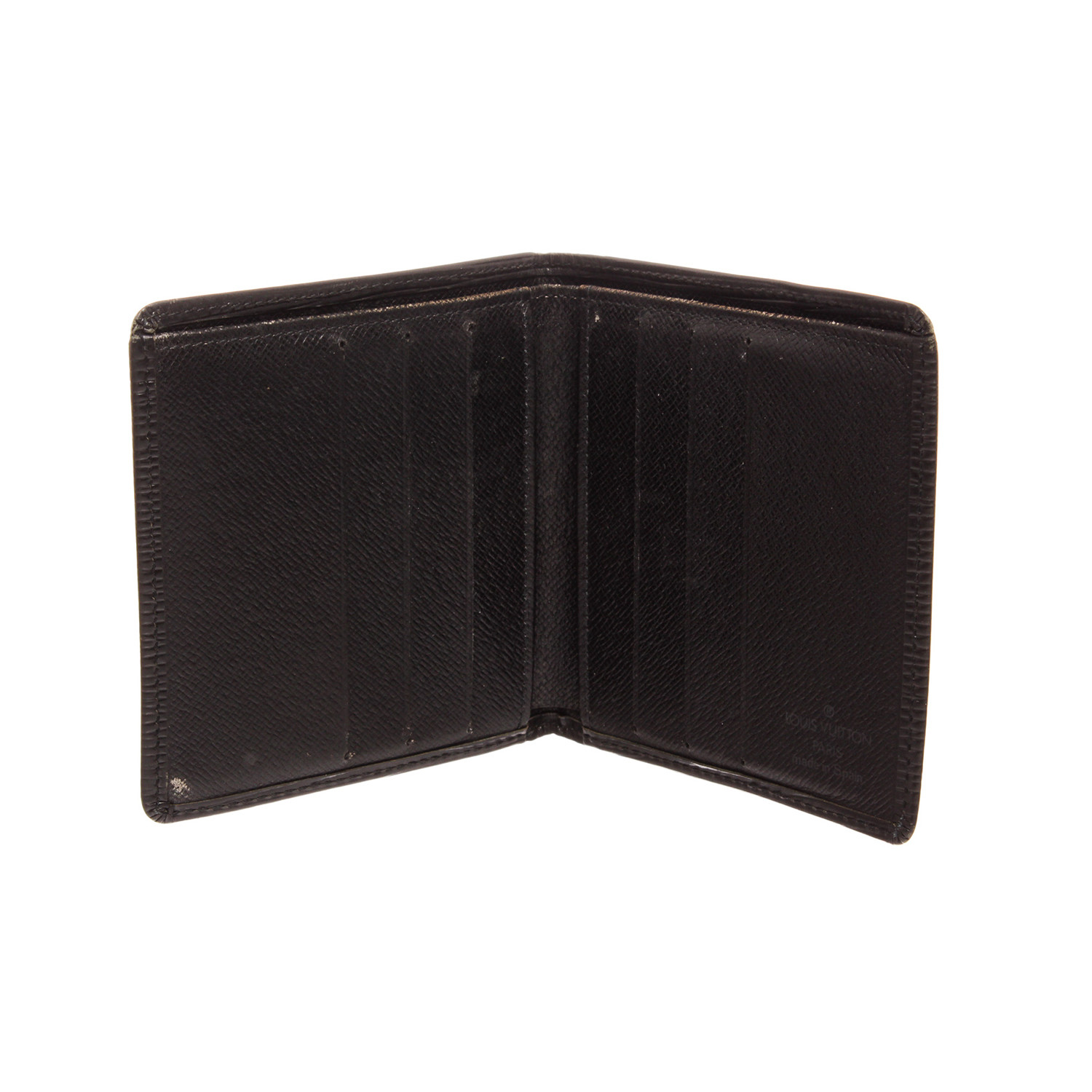 Louis Vuitton // 1996 Black Epi Leather Bifold Men's Wallet // CA0936 ...