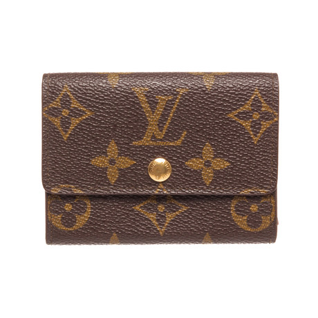 Louis Vuitton // Monogram Canvas Leather Card + Coin Holder // Vintage // Pre-Owned