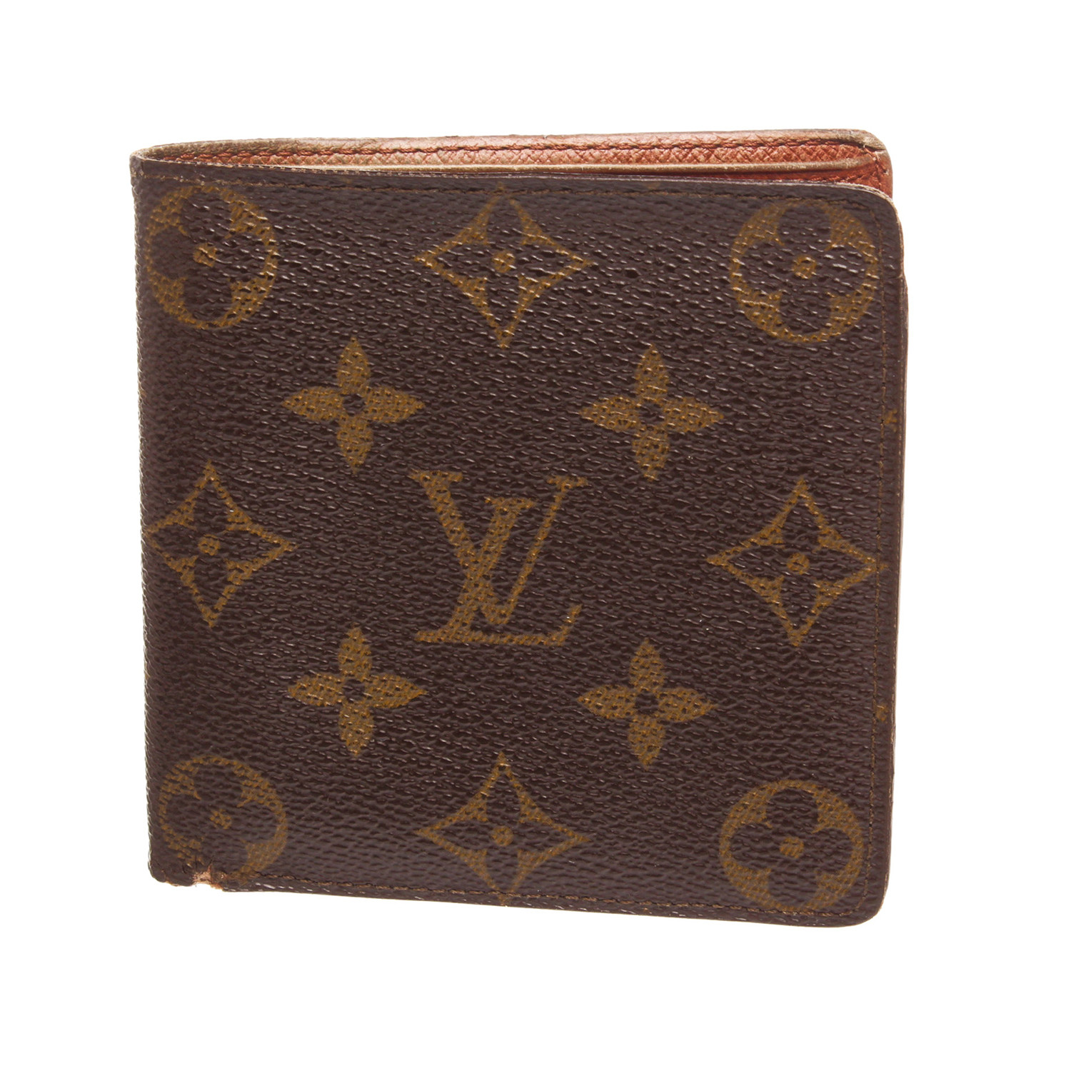 Louis Vuitton Marco Monogram Canvas Bifold Wallet Brown