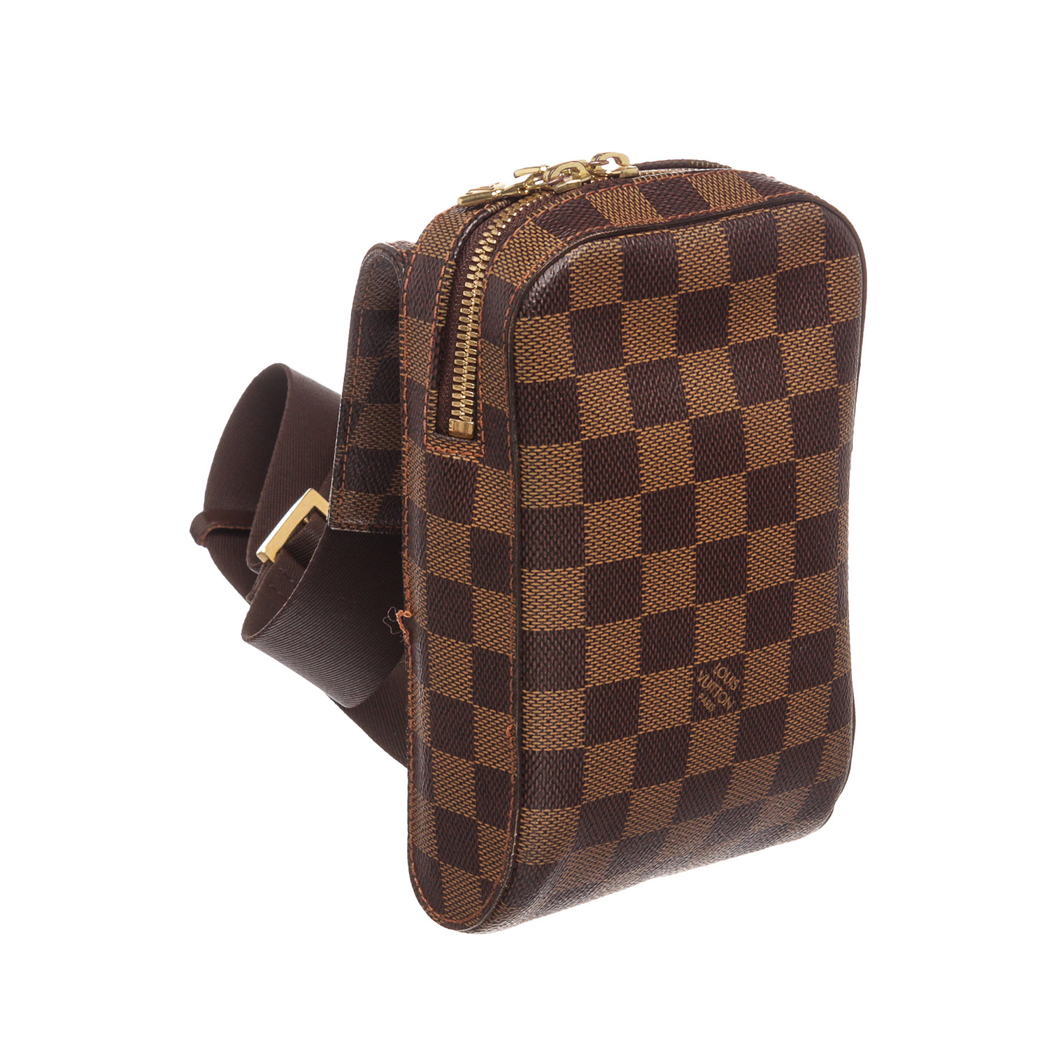 Louis Vuitton // Damier Ebene Geronimos Crossbody Waist Bag // CA0074 // Pre-Owned - Pre-Owned ...