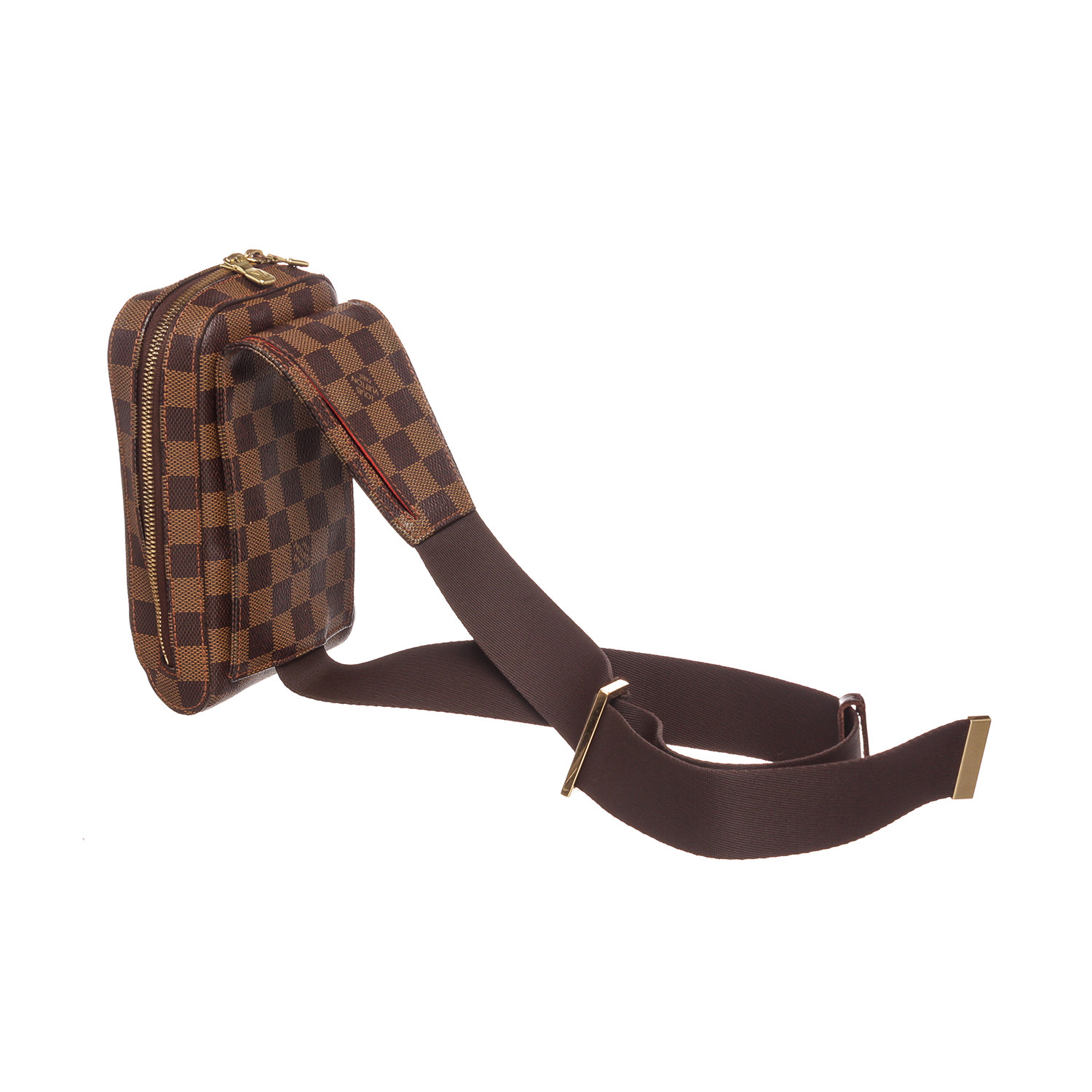 Louis Vuitton // Damier Ebene Geronimos Crossbody Waist Bag // CA0074 // Pre-Owned - Pre-Owned ...