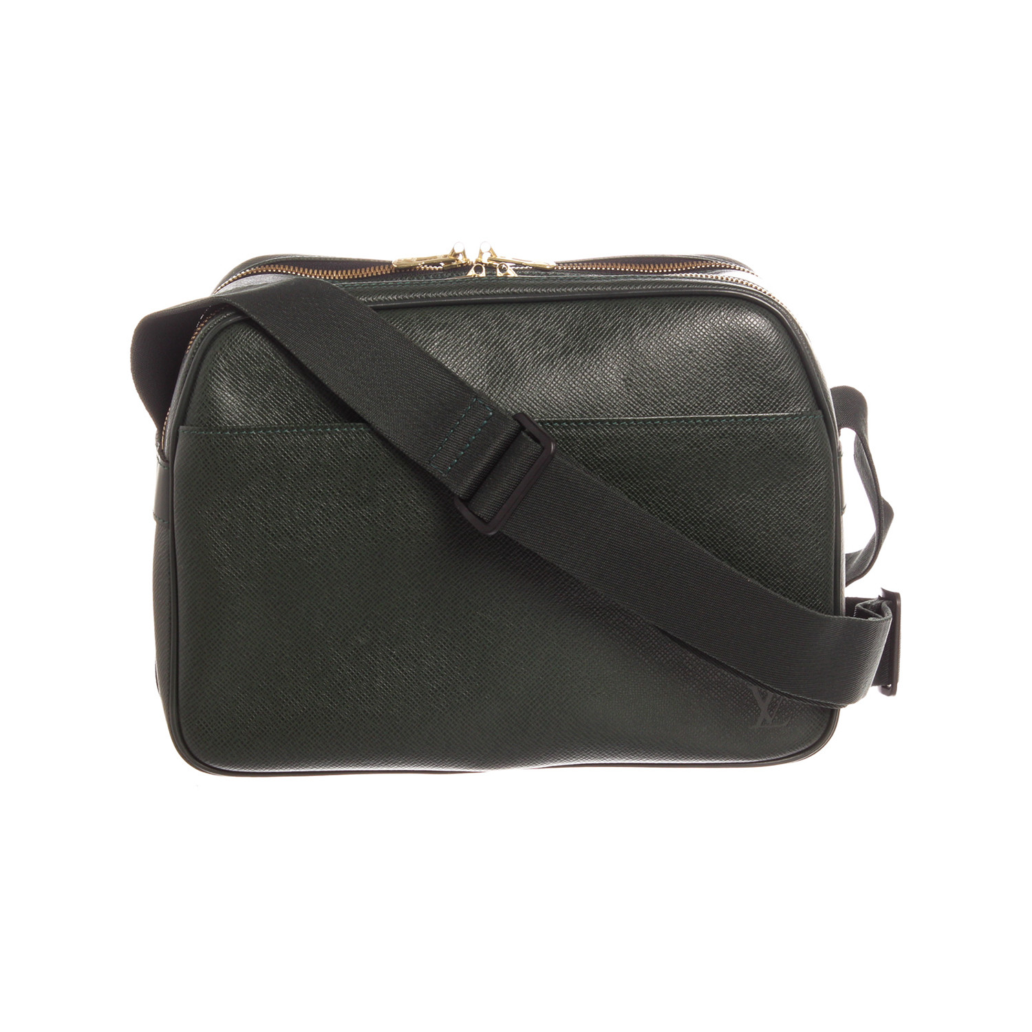 Louis Vuitton // Green Taiga Leather Reporter PM Camera Messenger Bag // SP1022 // Pre-Owned ...