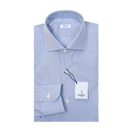 Classic Check Dress Shirt // Blue (US: 15R)
