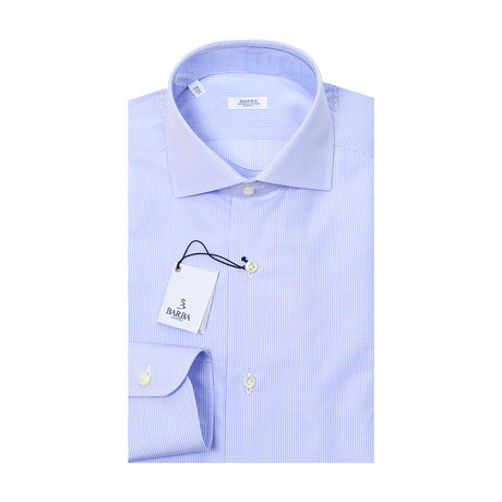 Classic Check Dress Shirt // Light Blue (US: 15R)