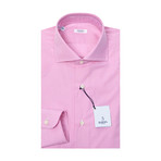 Classic Check Dress Shirt // Pink + White (US: 17.5R)