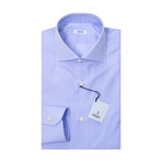 Classic Small Check Dress Shirt // Light Blue (US: 18R)
