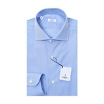 Classic Small Check Dress Shirt // Blue (US: 15.75R)