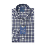 Dandy Life Checkered Flannel Shirt // Navy (US: 16.5R)