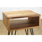 Ciao Open Box + Corvus Side Table // Teak + Natural