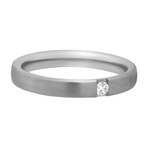 Damiani 18k White Gold Diamond Ring // Ring Size: 9.75