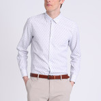 Finn Dress Shirt // Blue + White (L)