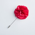 Flower Lapel Pin // Fuchsia