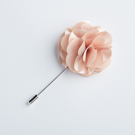 Flower Lapel Pin // Petal Pink