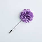 Mini Flower Lapel Pin // Lavender