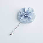 Flower Lapel Pin // Light Blue