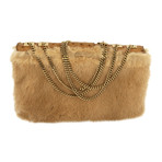 Gucci // Gold Panther Fur Leather Bag // Pre-Owned