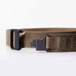 Epoch Double Layer Belt // Brown Strap // Dark Earth Latch (A (26"-29" Waist))