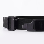 Epoch Double Layer Belt // BioThane Strap // Black Latch (A (26"-29" Waist))