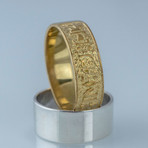 Gold Collection // Egypt Hieroglyphics Ring (Size 6)