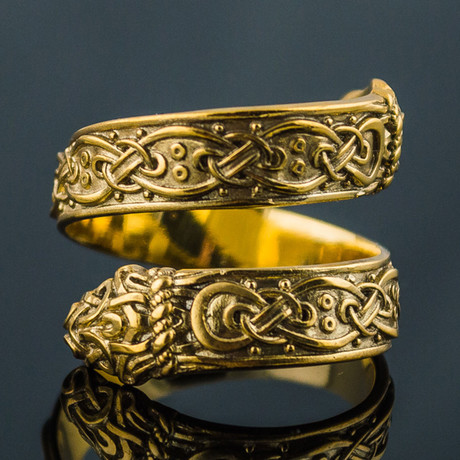 Gold Collection // Ouroboros Ring (Size 5)
