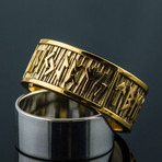 Gold Collection // Elder Futhark Ring 2 (Size 6)