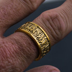 Gold Collection // Elder Futhark Ring 2 (Size 6)