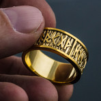 Gold Collection // Elder Futhark Ring 2 (Size 6)