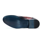 Florence Wingtip Dress Shoes // Dark Blue + Bordeaux (Euro: 43)