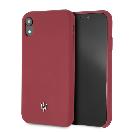 Silicone iPhone Case // Red (iPhone XR)