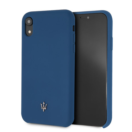 Silicone iPhone Case // Navy (iPhone XR)
