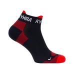 Ankle Socks // Black + Red (M)