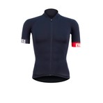 Onyx Cycle Jersey // Black + Red (L)