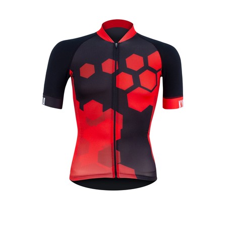 Pro Cycle Jersey // Black + Red (XS)